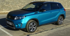 Blue Suzuki Car