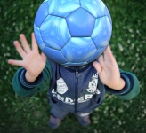 Boy Throwing Soccer Ball
