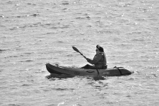 Canoe Kayak At Sea