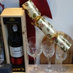Christmas Port And Crackers