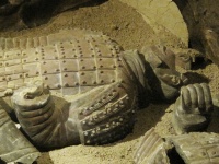 Depicted Discovery Of Clay Warrior