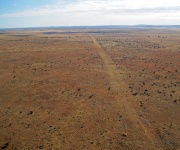 Dirt Track In The Desert