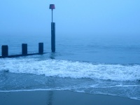 Foggy Morning Ocean Waves