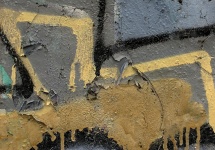 Gold, Gray, Black Graffiti