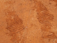 Model Tank Tracks In Dirt
