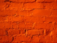 Orange Bricks Background