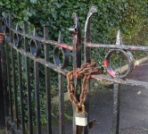 Padlocked Chained Gate