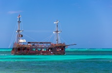 Pirate Ship In Caribbean