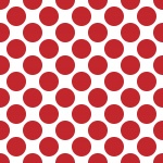 Polka Dots Red Wallpaper
