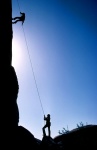 Rock Climber Silhouettes