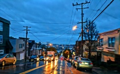 San Francisco Early Morning Rain