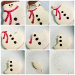 Snowman Cookie Collage