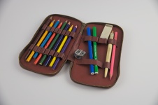 Kit And Pencils Of Colors