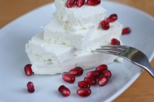 Cottage Cheese With Pomegranate Seeds