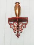 Wall Mounted Copper Vase
