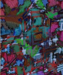Water Color City Mural