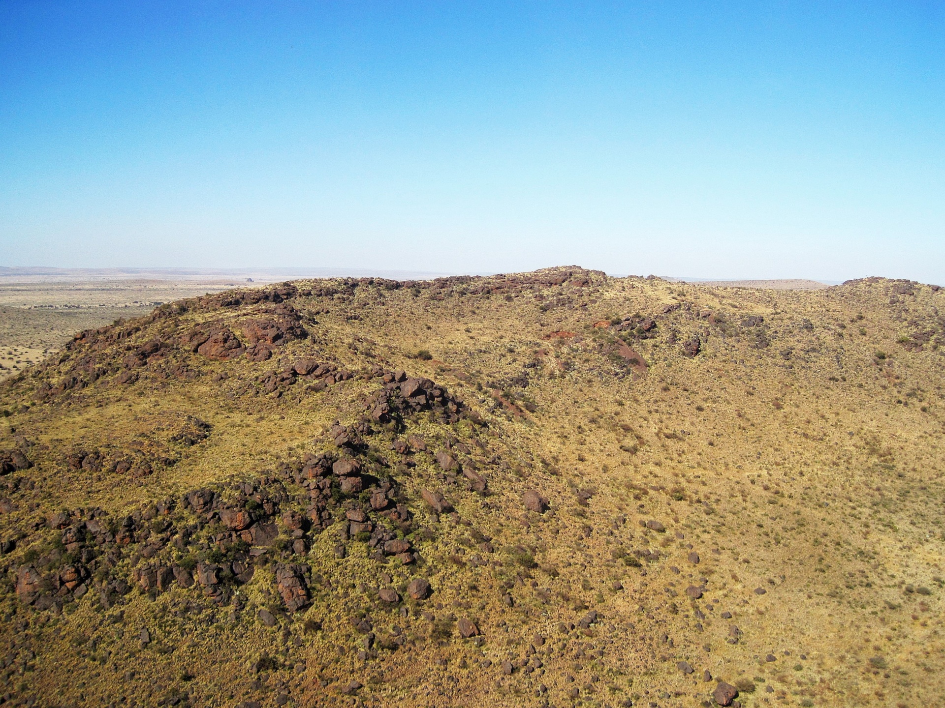 Aerial View Of Hill