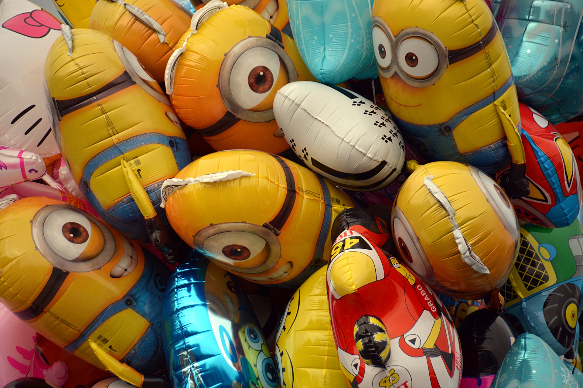 Nafouknuté balónky s heliem Stock Fotka zdarma - Public Domain Pictures