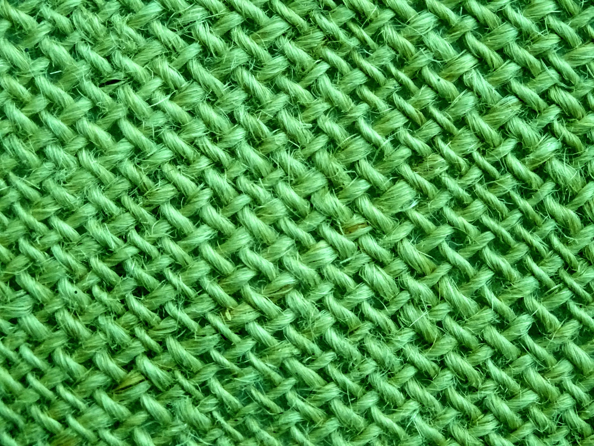 Green Woven Twine Background