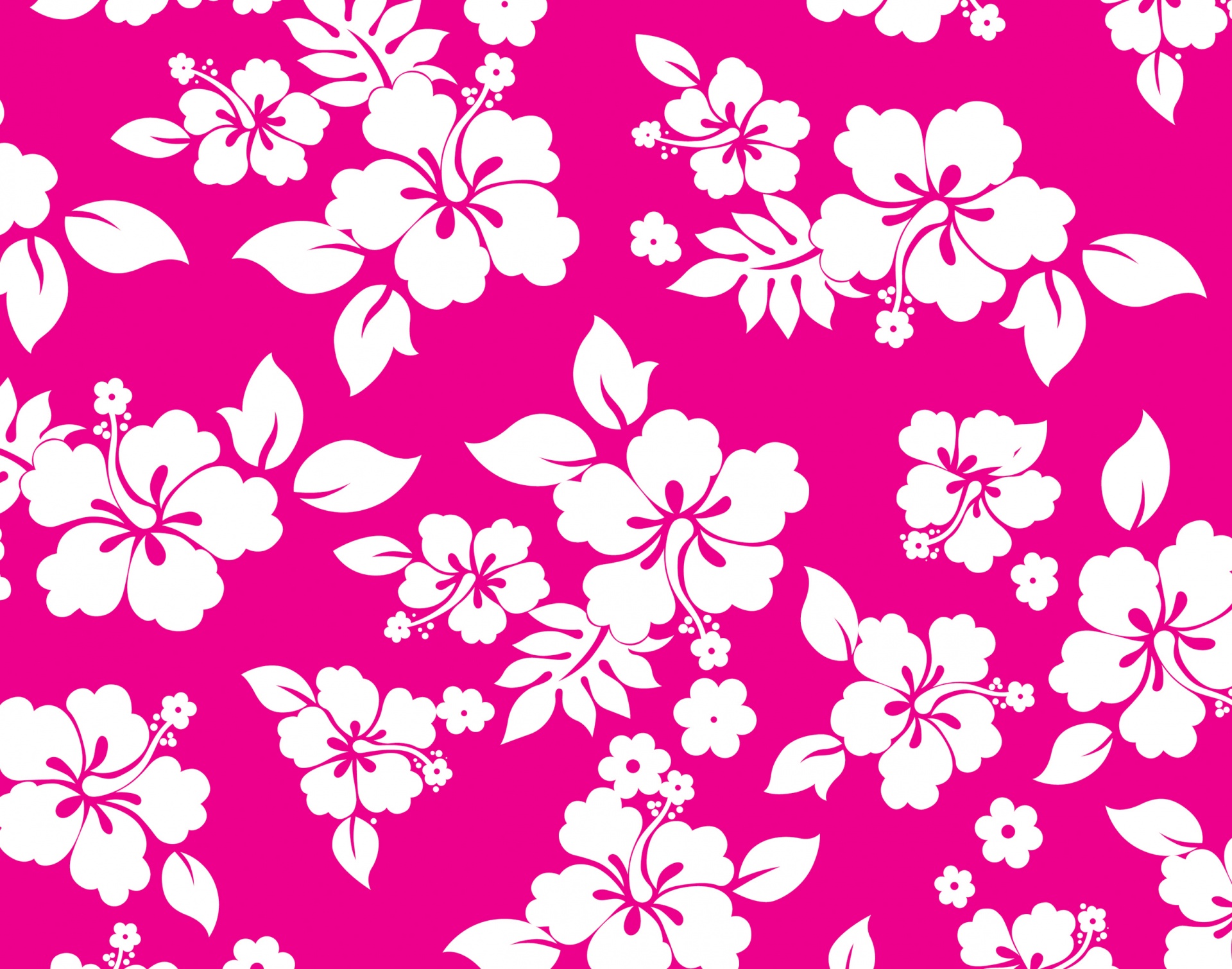 Hibiscus floral background pattern design