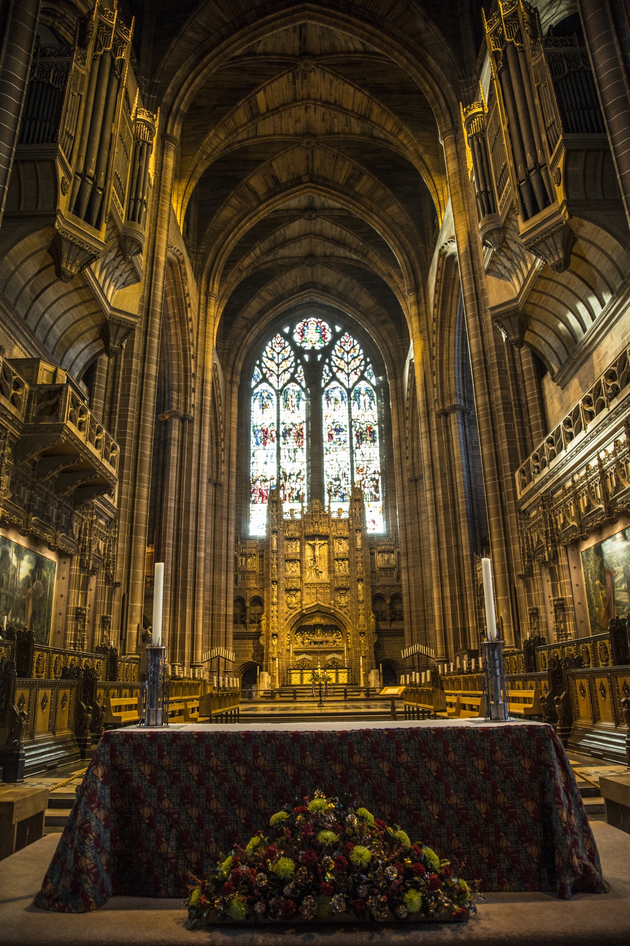 Interior Of Liverpool Cathedral