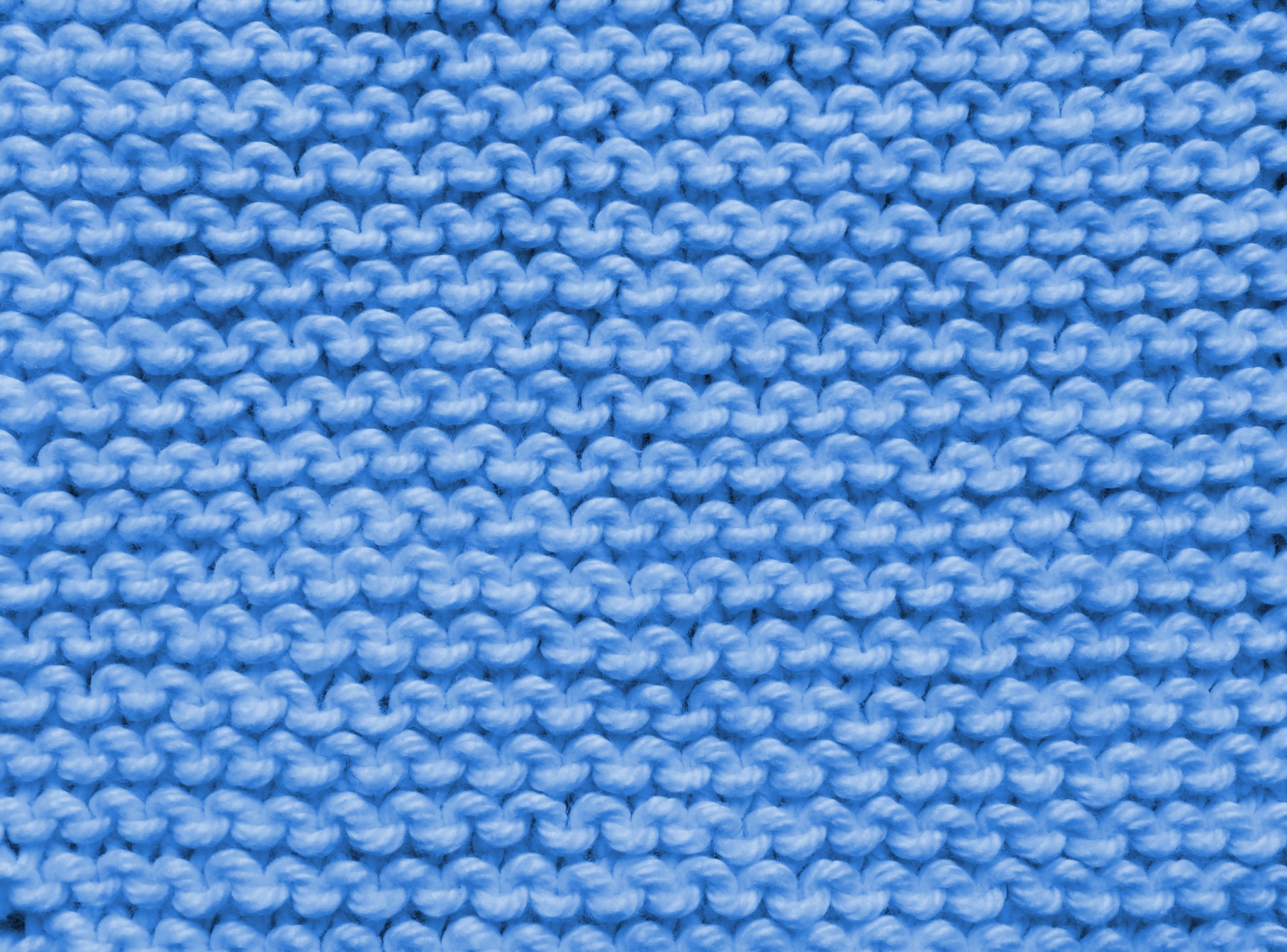 Knitting Texture Background Blue