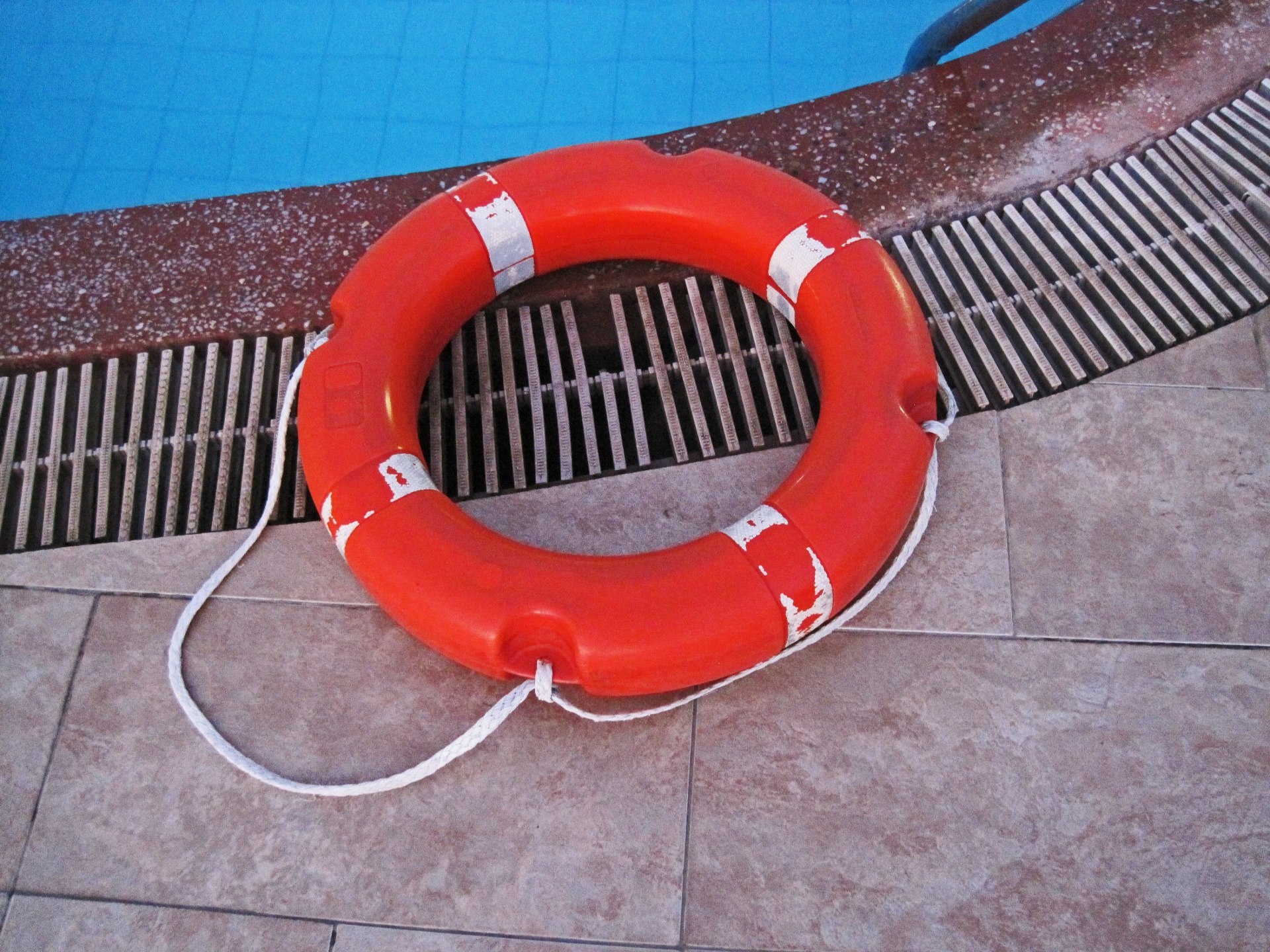 Lifesaver Ring By Poolside