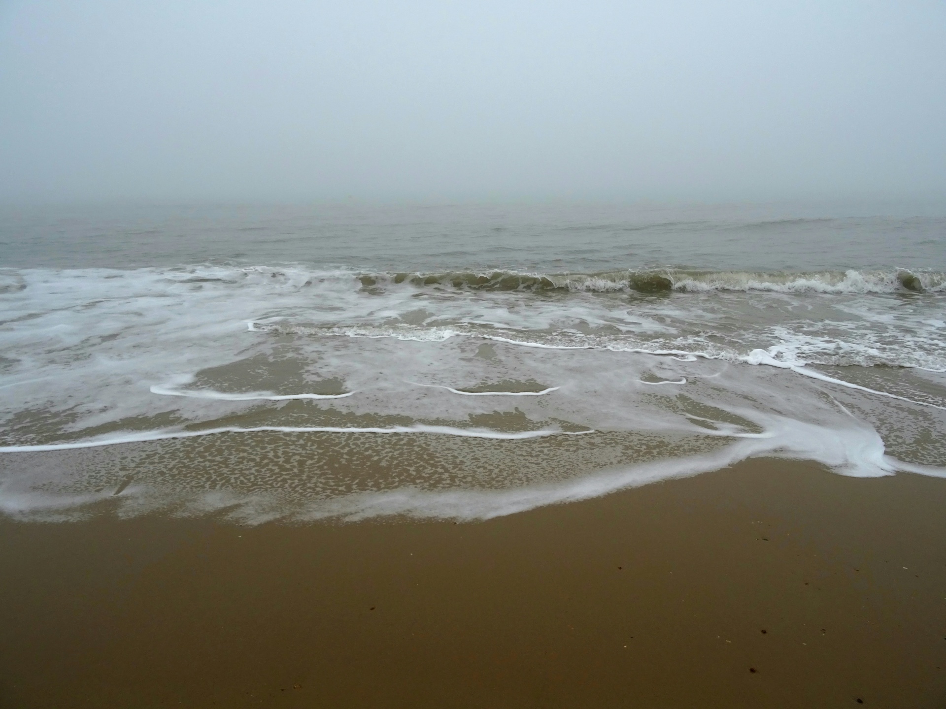 Misty Horizon Ocean Seashore