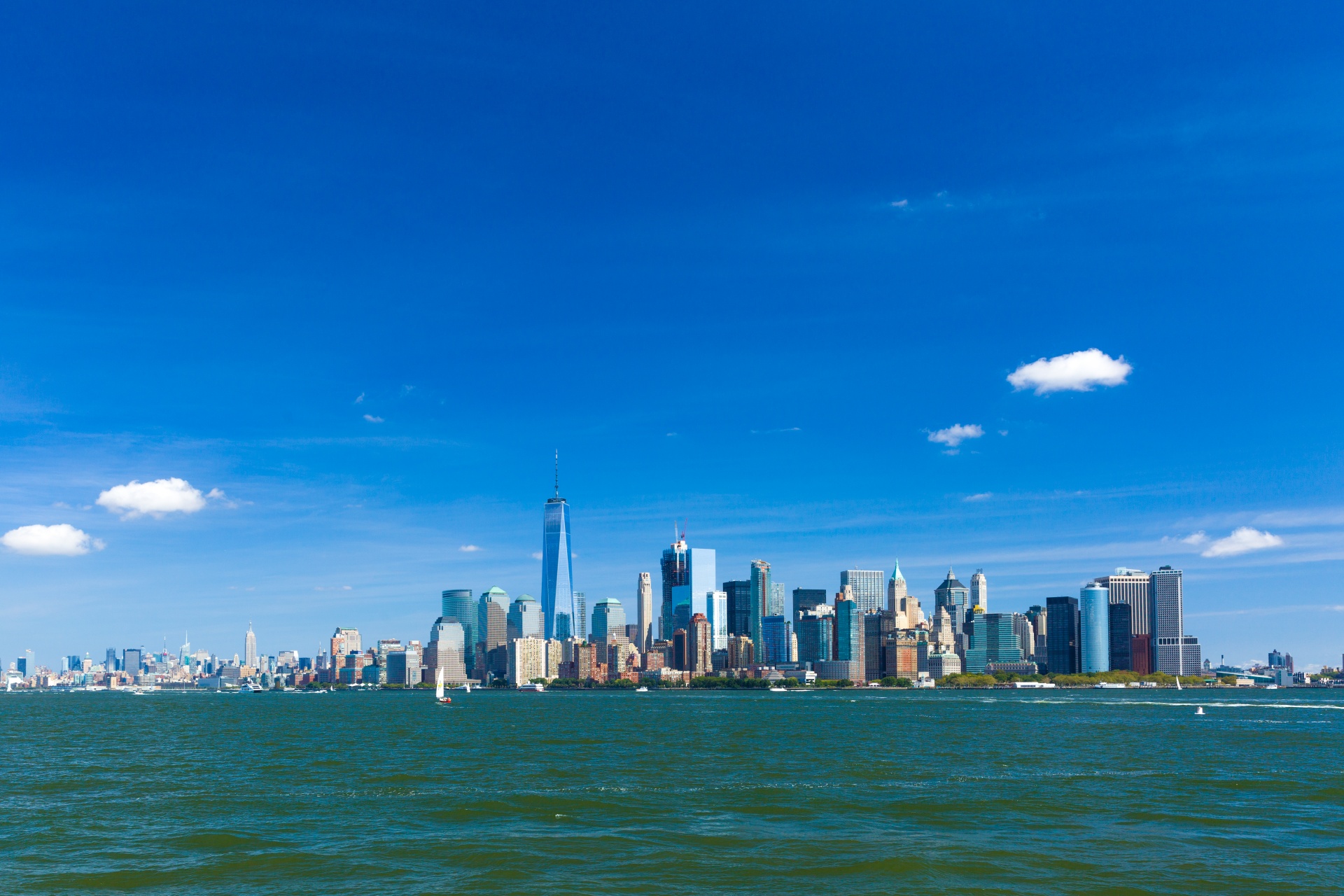 New York city skyline view