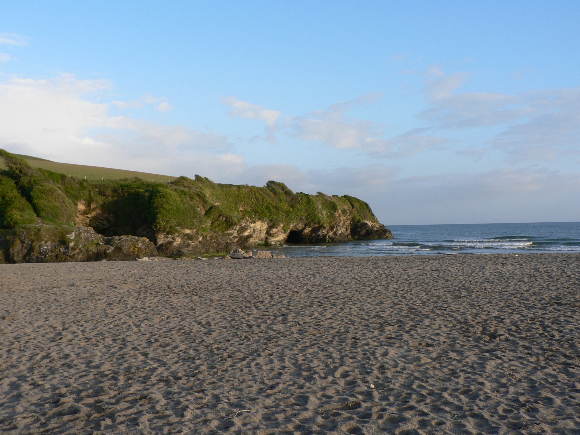 The beach at Par in Cornwall