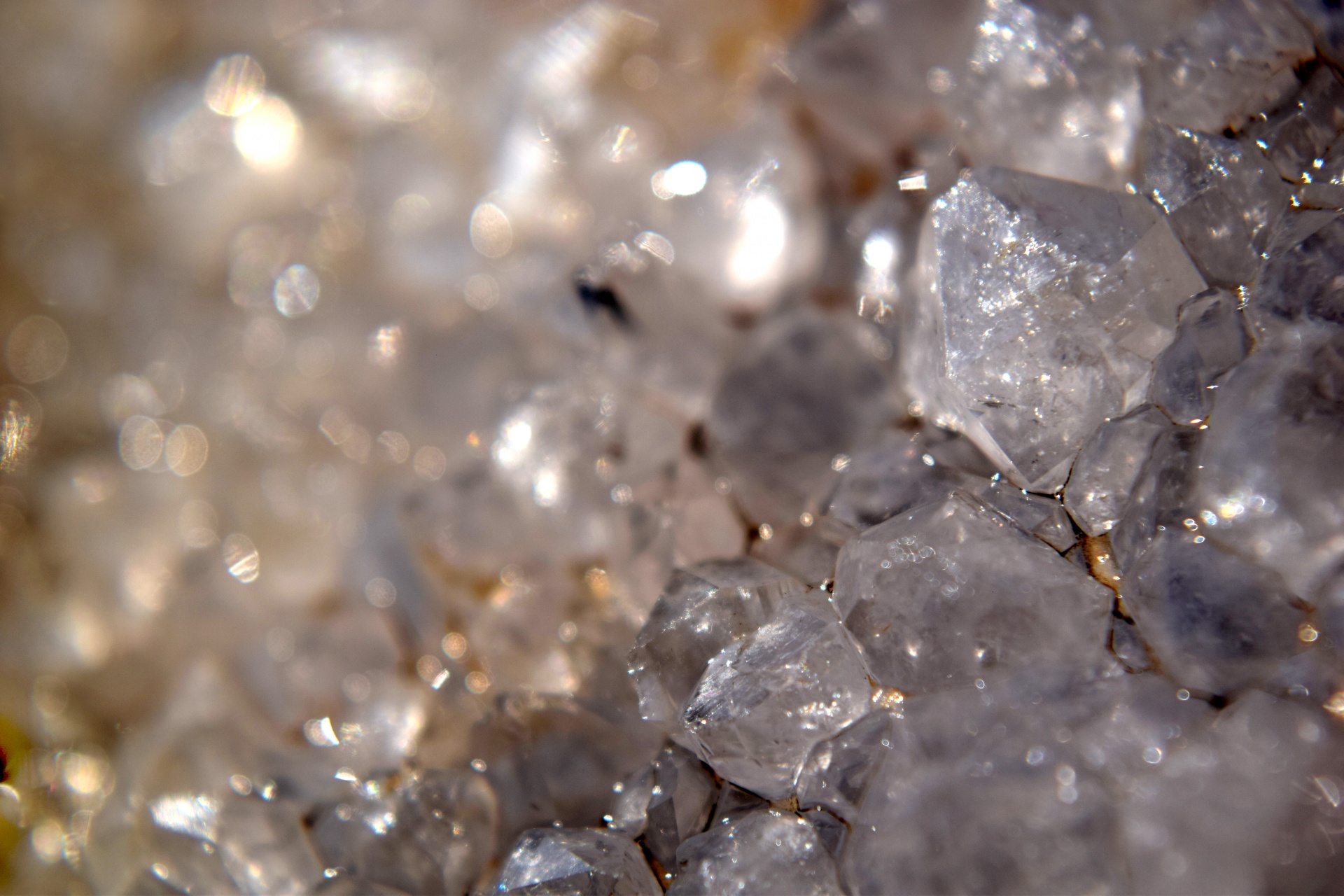 Raw crystals photo background