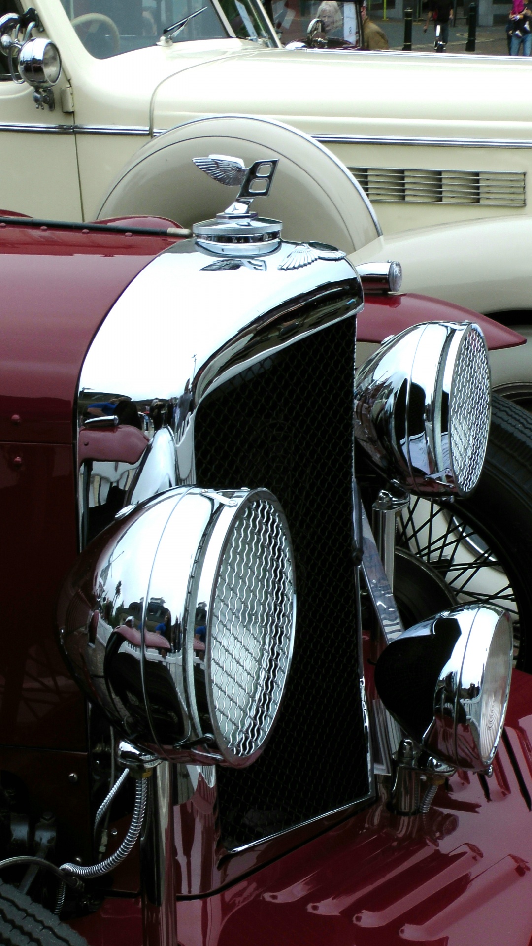 Vintage Car Headlamps