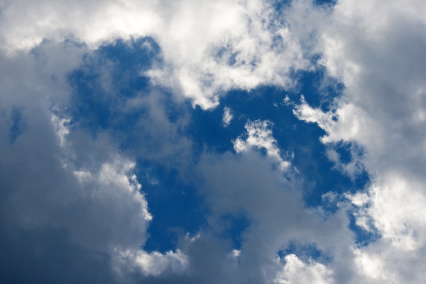 Loose Clouds In Blue Sky Free Stock Photo - Public Domain Pictures