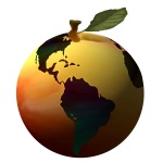 Apple World Globe