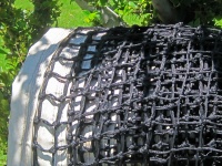 Black Netting On A Roll