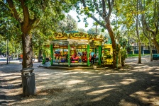 Borghese Park In Rome