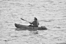 Canoe Kayak At Sea