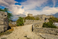 Castle In Rhodes Greece