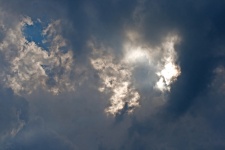 Cloud With Bright Spot