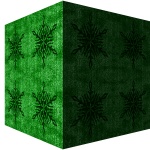 Green Velvety Christmas Gift Box