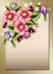 Greeting Card With Flowers