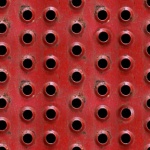 Grunge Metal Red Holes