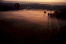 Hot Air Balloon Landscape