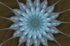 Kaleidoscope Spiral Background