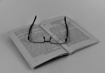 Glasses And Book