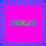 Neon Blue Pink Chocolate Sign