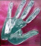 Pink And Green Hand