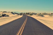 Road In A Desert