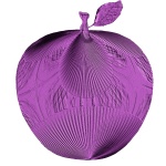 Purple Gritty Textured Apple