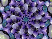 Purple Stones Kaleidoscope